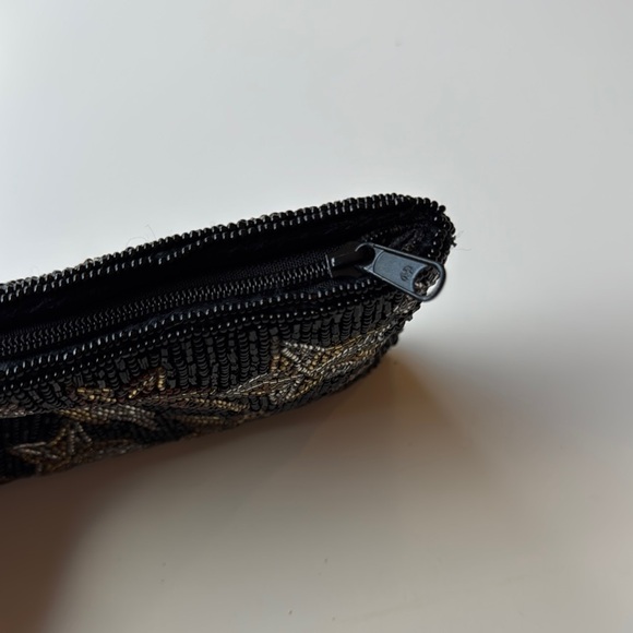 Vintage Neiman Marcus Beaded Star Small Clutch/Coin Purse - Picture 3 of 5